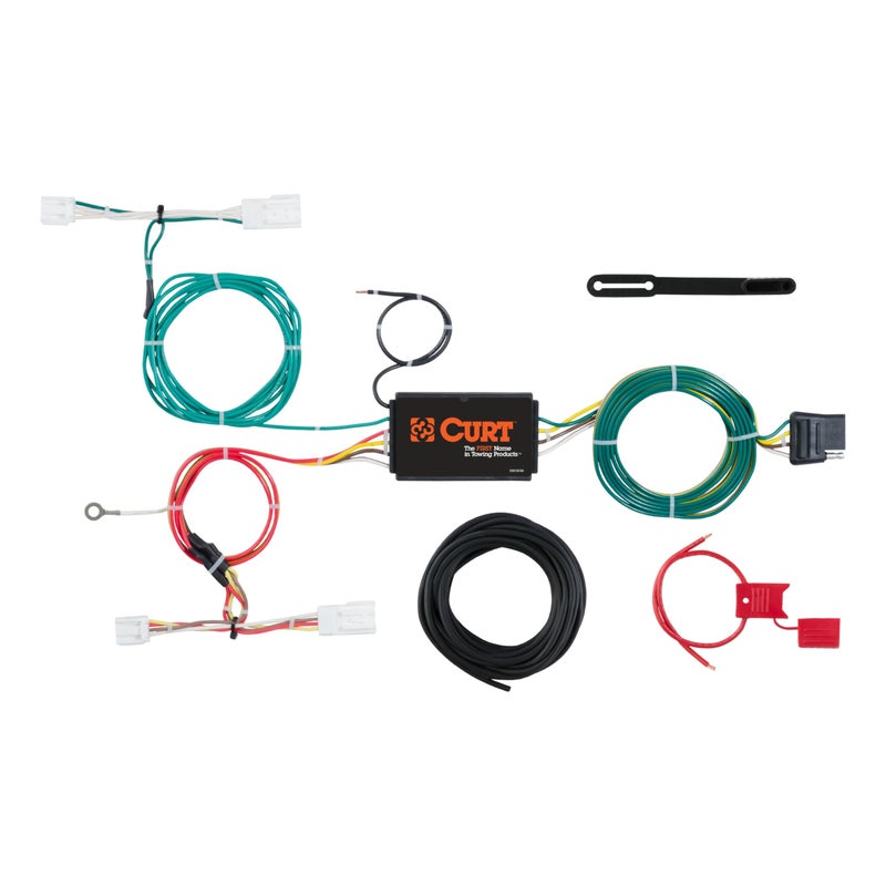 CURT 56268 Vehicle-Side Custom 4-Pin Trailer Wiring Harness, Fits Select Lexus NX200t, NX300h - Image 1
